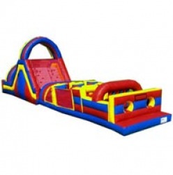 45' Obstacle Course with Slide